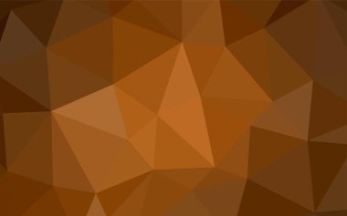 Açık kırmızı vektör düşük polimerli doku. Soyut ve üçgenli renkli çizimler. Arkaplanlarınız için desenli desen.