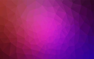 Hafif pembe, kırmızı vektör degrade üçgenler desen. Geometrik şekil gradyan ile Origami tarzında. Senin arka plan için dokulu deseni.