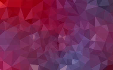 Hafif pembe, kırmızı vektör degrade üçgenler doku. Geometrik şekil gradyan ile Origami tarzında. Tamamen yeni bir tasarım sizin broşürü.