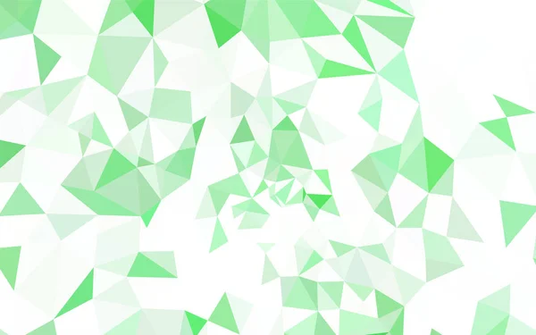 Azul Claro Verde Vector Brillante Cubierta Triangular Ilustración Abstracta Moderna — Vector de stock