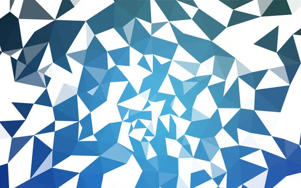 Hafif mavi vektör üçgen mozaik kapak. Üçgenler ile modern soyut resim. İşiniz için yeni tasarım.