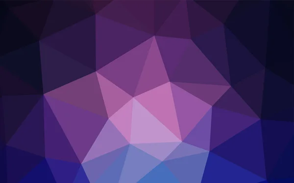 Светло Фиолетовый Векторный Многоугольник Фоне Яркая Красочная Иллюстрация Треугольниками Шаблон — стоковый вектор