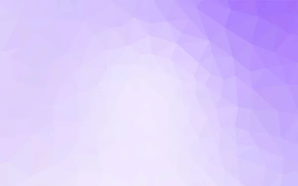 Light Purple Vektordreieck Mosaik Vorlage Polygonale Abstrakte Illustration Mit Farbverlauf — Stockvektor