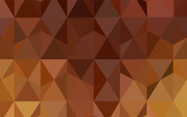Koyu turuncu vektör degrade üçgenler desen. Geometrik şekil gradyan ile Origami tarzında. Tasarımınız için üçgen desen.