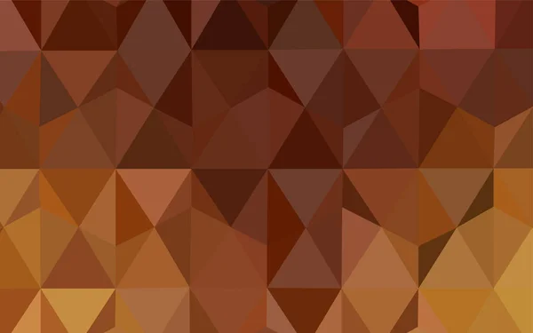 Тёмно Оранжевые Векторные Треугольники Геометрическая Иллюстрация Стиле Оригами Градиентом Треугольный — стоковый вектор
