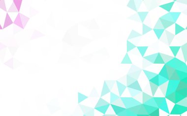 Koyu yeşil vektör degrade üçgenler doku. Üçgen geometrik örnek gradyan ile. İşiniz için yeni tasarım.