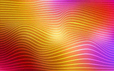 Işık çok renkli vektör desen kıvrımlı şeritler. Bulanık satır oluşur illüstrasyon parlayan. İş tasarımınız için yeni stil.