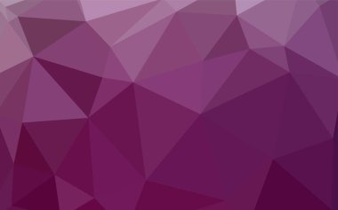 Mor ışık, vektör poligonal model pembe. Üçgenler ile renkli soyut resimde. Cep telefonu arka plan için şablon.