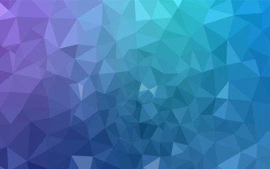 Pembe ışık, vektör degrade üçgenler şablon mavi. Tamamen yeni bir renk illüstrasyon poligonal bir tarzda. İşiniz için yeni tasarım.