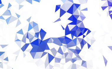 Açık mavi, kırmızı vektör üçgen mozaik doku. Üçgenler ile renkli resimde parlayan. Desen için bir marka kitabın zemin.