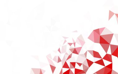 Koyu turuncu vektör üçgen arkaplan. Origami stilinde gradyan ile yaratıcı geometrik illüstrasyon. Cep telefonunun arka planının şablonu.