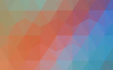 Hafif mavi vektör üçgen mozaik doku. Noktalı resim stili üçgenler ile yaratıcı çizimde. Senin arka plan için dokulu deseni.