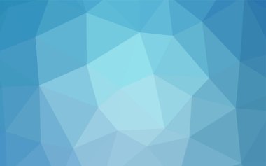 Koyu mavi, kırmızı kenarlı arka plan vektör. Üçgenler ile renkli soyut resimde. Web siteniz için köşeli tasarım.