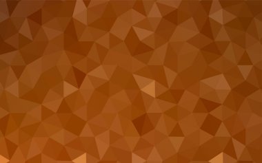 Işık turuncu vektör degrade üçgenler doku. Üçgenler ile renkli soyut resimde. Marka kitap için yeni şablon.