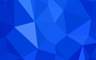 Hafif mavi vektör poligonal arka plan. Geometrik şekil gradyan ile Origami tarzında. Web siteniz için köşeli tasarım.