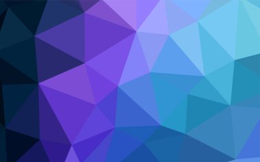 Koyu pembe, mavi düşük poli kapak vektör. Tamamen yeni bir renk illüstrasyon poligonal bir tarzda. İşiniz için en iyi üçgen tasarım.