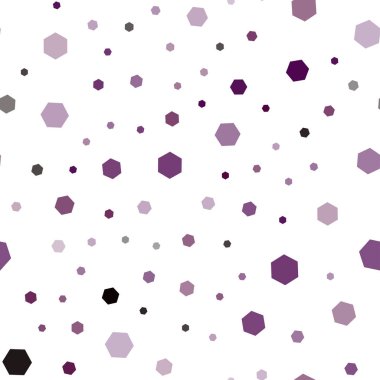 Koyu pembe renkli altıgenler ile Dikişsiz desen vektör. Soyut illüstrasyon renkli altıgenler ile. Desen doku duvar kağıdı için.