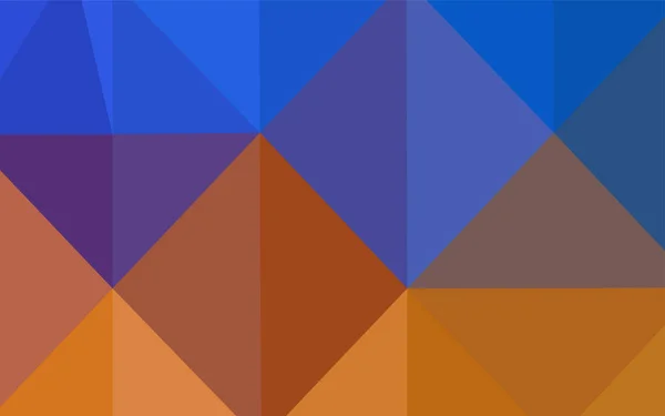 Hellblaue Gelbe Vektor Verschwommene Dreieck Textur Moderne Geometrische Abstrakte Illustration — Stockvektor