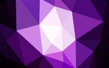 Pembe ışık, vektör düşük poli düzen mavi. Gradyan ile poligonal soyut resim. İşiniz için en iyi üçgen tasarım.