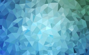 Açık mavi, vektör soyut Mozaik Desen yeşil. Tamamen yeni bir renk illüstrasyon poligonal bir tarzda. Desen için bir marka kitabın zemin.