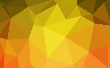 Işık kırmızı, sarı vektör soyut mozaik desen. Üçgenler ile modern soyut resim. Web siteniz için yeni bir doku.