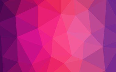 Mor ışık, vektör üçgen zemin parlayan pembe. Üçgen geometrik örnek gradyan ile. Desen için bir marka kitabın zemin.