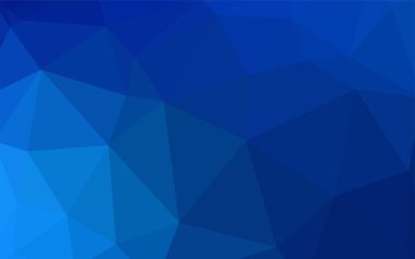 Açık mavi, vektör Çokgen soyut düzen sarı. Noktalı resim stili üçgenler ile yaratıcı çizimde. Tasarımınız için üçgen desen.