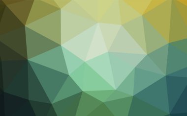 Açık yeşil, sarı vektör degrade üçgenler desen. Gradyan ile poligonal soyut resim. Web siteniz için yeni bir doku.