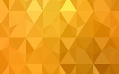 Üçgen zemin parlayan ışık turuncu vektör. Gradyan ile Origami tarzında yaratıcı geometrik şekil. Web siteniz için köşeli tasarım.