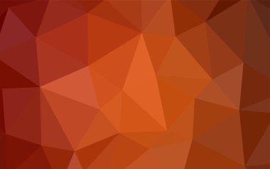 Koyu kırmızı vektör düşük poli kapak. Geometrik şekil gradyan ile Origami tarzında. İşiniz için en iyi üçgen tasarım.