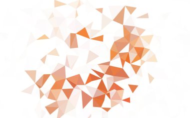 Işık turuncu vektör soyut mozaik arka plan. Glitter soyut resim zarif bir üçgen ile. Desen için bir marka kitabın zemin.
