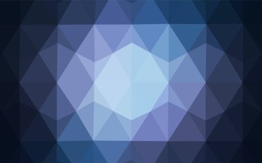 Hafif pembe, mavi vektör üçgen mozaik doku. Renkli resimde gradyan ile poligonal tarzı. Web siteniz için yeni bir doku.