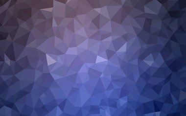 Pembe ışık, vektör soyut mozaik zemin mavi. Gradyan ile zarif parlak poligonal illüstrasyon. Tamamen yeni bir tasarım sizin broşürü.