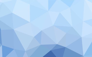 Hafif mavi vektör soyut mozaik desen. Noktalı resim stili üçgenler ile yaratıcı çizimde. Web siteniz için yeni bir doku.