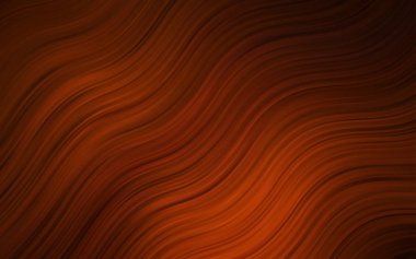 Eğri daireler ile koyu turuncu vektör arka plan. Çarpık illüstrasyon mermer tarzda parlayan. İş tasarımınız için mermer stili.