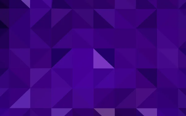 Dark Purple Vektor Abstraktes Mosaikmuster Eine Völlig Neue Farbillustration Polygonalen — Stockvektor