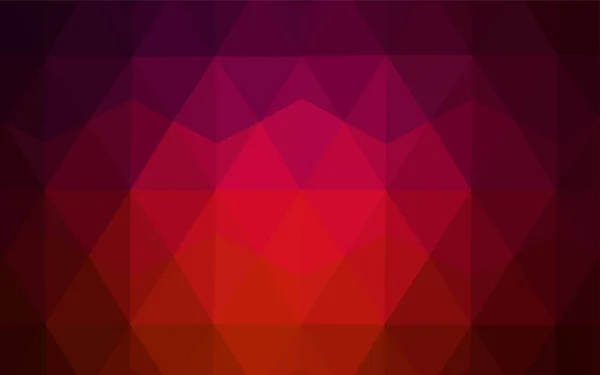 Dark Red Vector Polygon Abstract Background Modern Abstract Illustration Triangles — Stock Vector