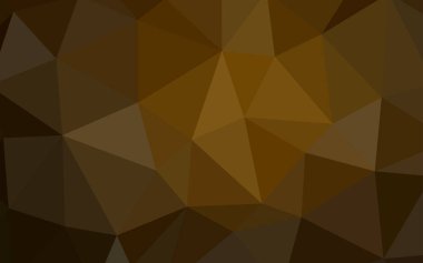 Koyu turuncu vektör degrade üçgenler doku. Çokgen şekilleri ile bir örnek. Tasarımınız için üçgen desen.