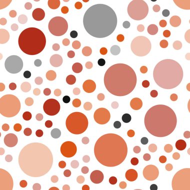 Koyu kırmızı vektör küreler ile seamless modeli. Renkli gradyan ile arka plan üzerinde bulanık kabarcıklar. Desen-ebilmek var olmak kullanılmış için reklam, broşür.