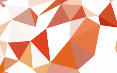 Koyu mavi vektör soyut mozaik desen. Poligonal illüstrasyon parlayan, hangi üçgen oluşur. İş tasarımınız için yeni stil.