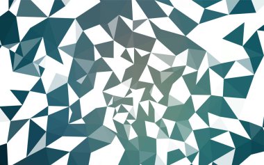 Hafif mavi vektör poligonal arka plan. Çokgen şekilleri ile bir örnek. Marka kitap için yeni şablon.