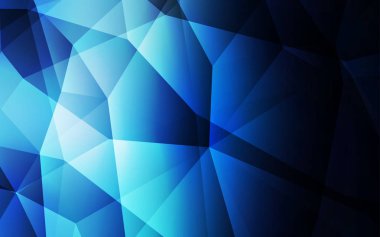 Koyu mavi vektör Çokgen arka plan. Renkli resimde gradyan ile poligonal tarzı. Senin arka plan için dokulu deseni.