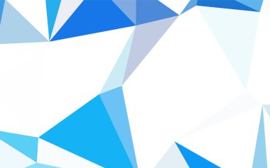 Üçgen kapak parlayan ışık mavi vektör. Glitter soyut resim zarif bir üçgen ile. Tasarımınız için üçgen desen.