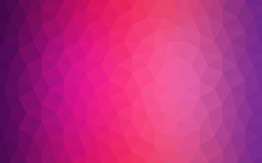 Işık mor, pembe vektör üçgen mozaik kapak. Çokgen şekilleri ile bir örnek. İş tasarımınız için yeni stil.