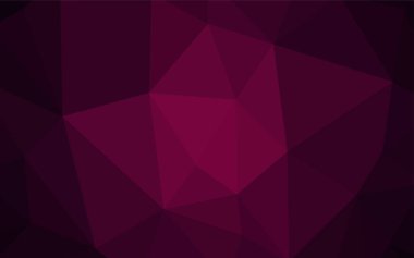 Pembe ışık, vektör degrade üçgenler şablon mavi. Üçgenler ile modern soyut resim. Marka kitap için yeni şablon.