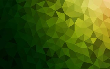 Koyu yeşil, kırmızı kenarlı arka plan vektör. Glitter soyut resim zarif bir üçgen ile. Web siteniz için yeni bir doku.