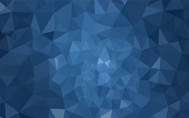 Hafif mavi vektör üçgen mozaik doku. Gradyan ile Origami tarzında yaratıcı geometrik şekil. Desen için bir marka kitabın zemin.