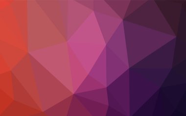 Koyu pembe, kırmızı düşük poli doku vektör. Gradyan ile poligonal soyut resim. Senin arka plan için dokulu deseni.