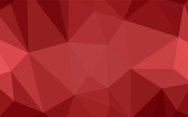 Koyu turuncu vektör üçgen mozaik doku. Üçgen geometrik örnek gradyan ile. İş tasarımınız için yeni stil.