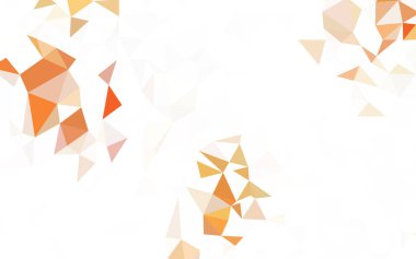 Işık çok renkli vektör soyut poligonal şablonu. Poligonal illüstrasyon parlayan, hangi üçgen oluşur. Web siteniz için köşeli tasarım.